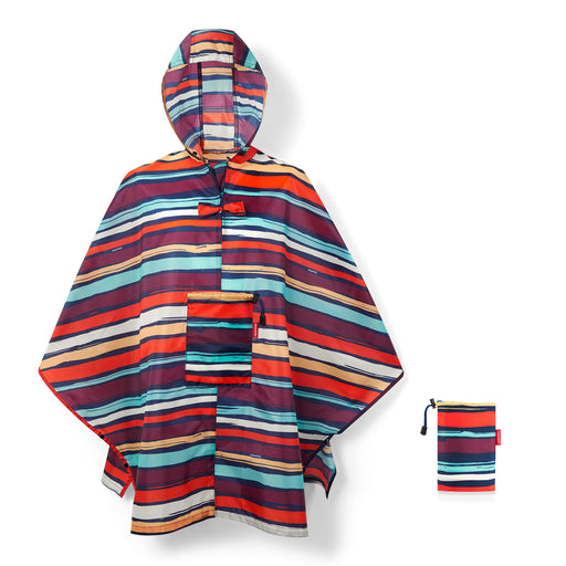 Mini Maxi Poncho Artist Stripes