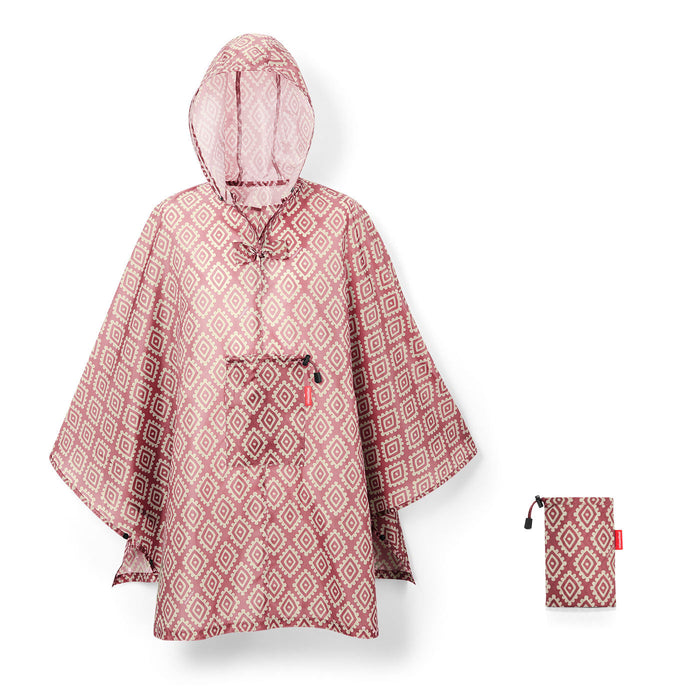 Mini Maxi Poncho Diamond Rouge