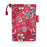 Mini Maxi Poncho Paisley Ruby