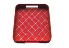 Zak! 33x26cm Non Skid Tray, Red/White