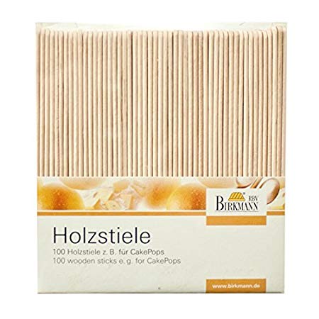 Birkmann Wooden Lollipop Sticks (100 Pcs)