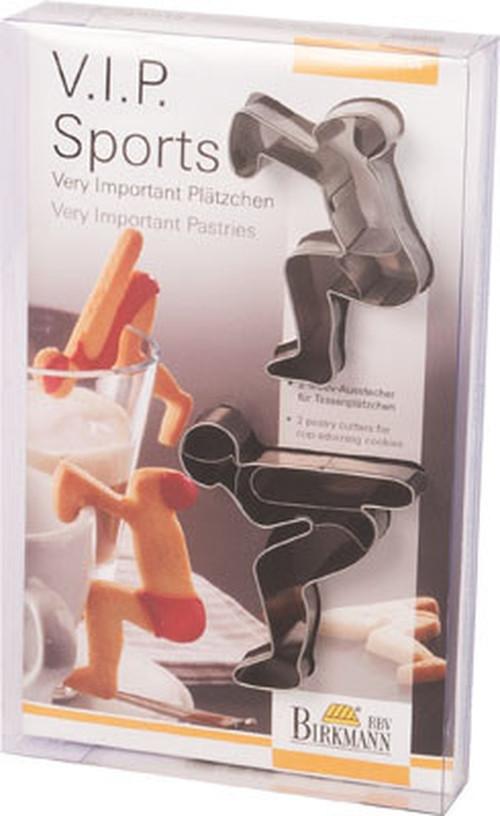 Birkmann Cookie Cutters Sports, 2-Pc Stainless Steel 7.5 - 8cm