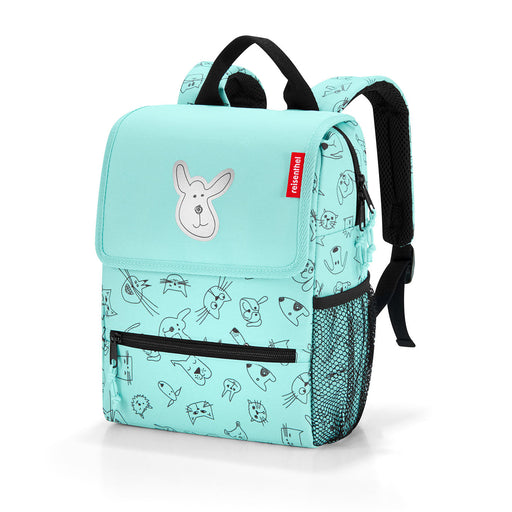 BackPack Kids Cats & Dogs Mint