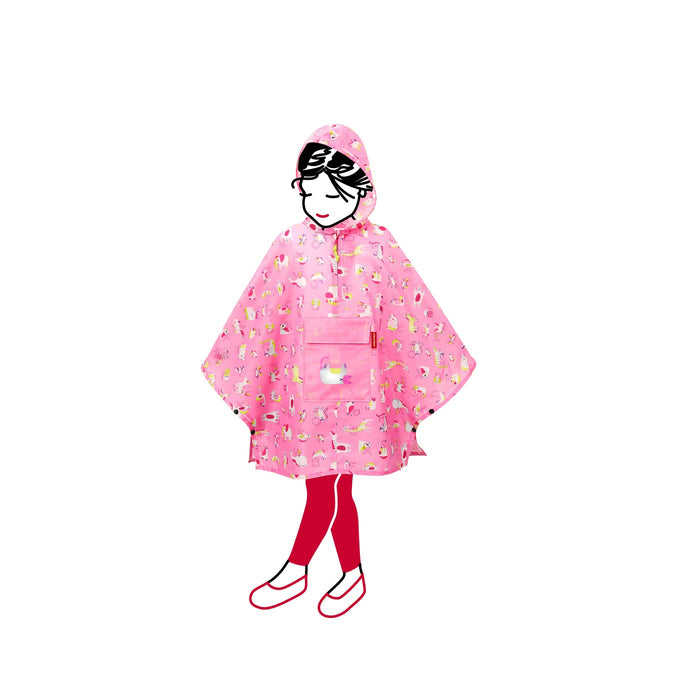 Mini Maxi Poncho M Kids ABC Friends Pink