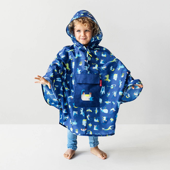 Mini Maxi Poncho M Kids ABC Friends Blue